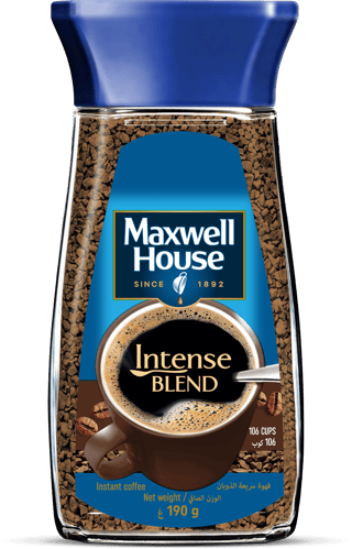 maxwell house pure instant intense blend 190g
